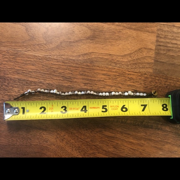 NWOT- leather beaded AE bracelet - Picture 3 of 4